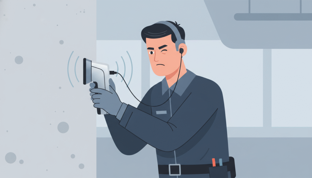 Estratégia final de como encontrar vazamento de água na parede